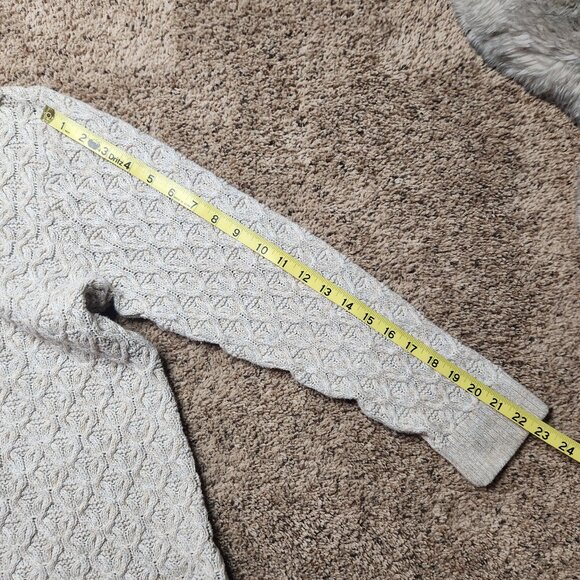 Jeanne Pierre Cable Knit Cream Sweater - Picture 5 of 8